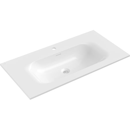 Mexen Vela lavabo encastré 91 x 46,5 cm, blanc brillant - 25239000