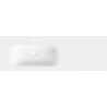 Mexen Vela lavabo encastré gauche 141 x 46,5 cm, blanc mat - 25231401L