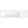 Mexen Vela lavabo encastré gauche 161 x 46,5 cm, blanc brillant - 25231600L