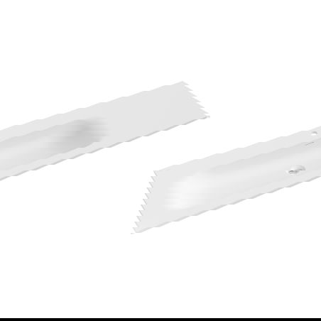 Mexen Vela lavabo encastré à gauche 161 x 46,5 cm, blanc mat - 25231601L