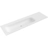 Mexen Vela lavabo encastré gauche 161 x 46,5 cm, blanc mat - 25231601L