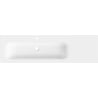 Mexen Vela lavabo encastré gauche 161 x 46,5 cm, blanc mat - 25231601L