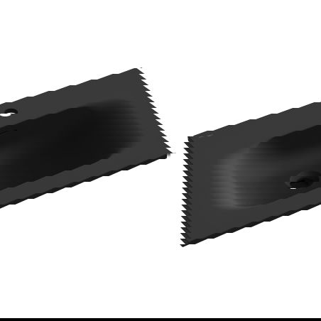 Mexen Vela lavabo encastré dans le plan 61 x 46,5 cm, noir mat - 25236071