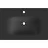 Mexen Vela lavabo encastré dans le plan de travail 71 x 46,5 cm, noir mat - 25237071