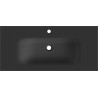 Mexen Vela lavabo encastré dans le plan de travail 101 x 46,5 cm, noir mat - 25231071