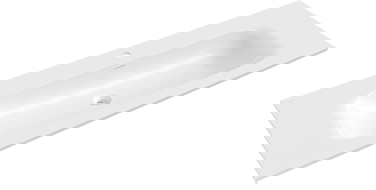 Mexen Vela lavabo encastré 141 x 46,5 cm, blanc brillant - 25231400