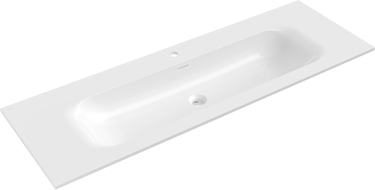 Mexen Vela lavabo encastré dans le plan 141 x 46,5 cm, blanc brillant - 25231400