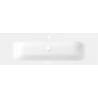 Mexen Vela lavabo encastré dans le plan 141 x 46,5 cm, blanc brillant - 25231400