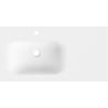 Mexen Vela lavabo encastré à gauche 91 x 46,5 cm, blanc mat - 25239001L