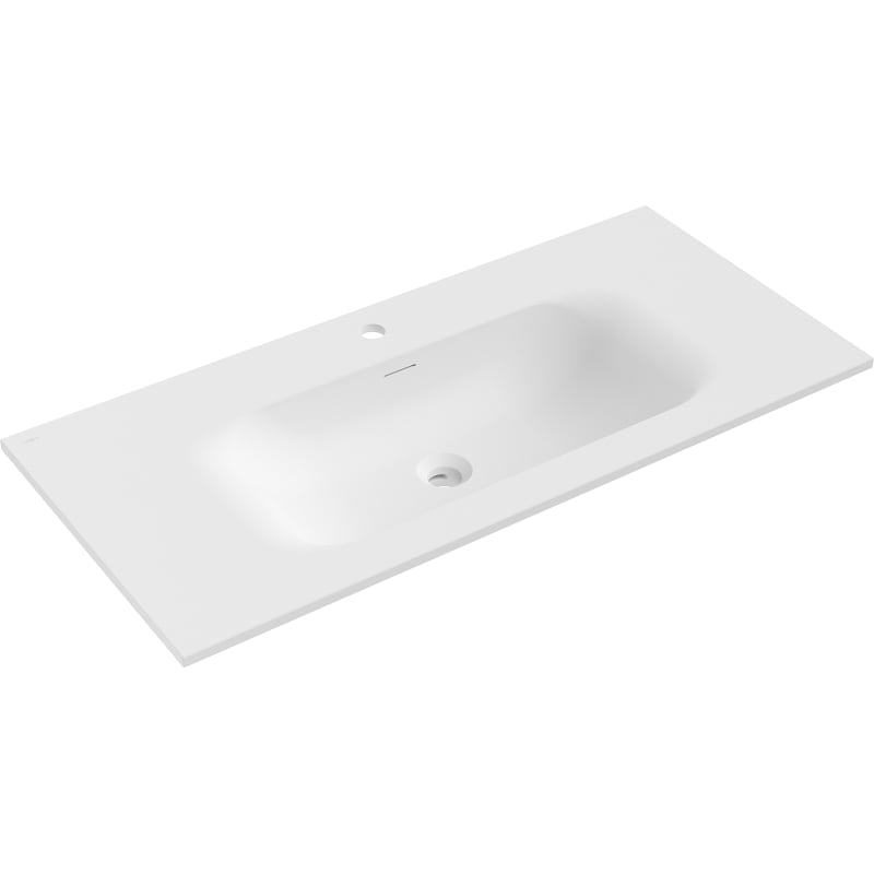 Mexen Vela lavabo encastré dans le plan 101 x 46,5 cm, blanc mat - 25231001
