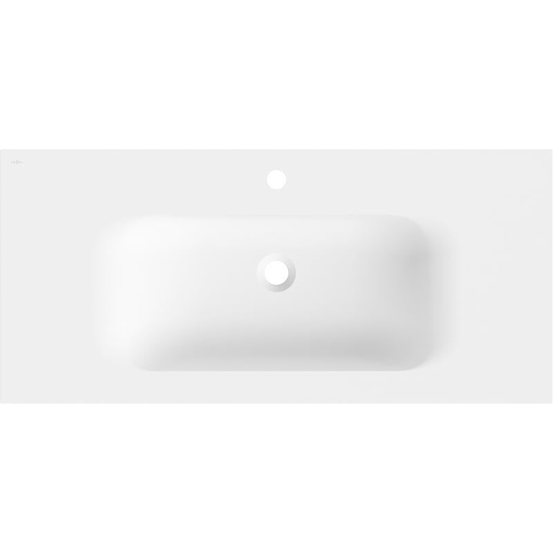 Mexen Vela lavabo encastré dans le plan 101 x 46,5 cm, blanc mat - 25231001