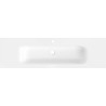 Mexen Vela lavabo encastré 161 x 46,5 cm, blanc brillant - 25231600