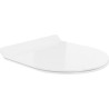 Mexen abattant à descente lente slim, duroplast, blanc brillant - 39010100