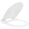 Mexen abattant à descente lente slim, duroplast, blanc brillant - 39010100