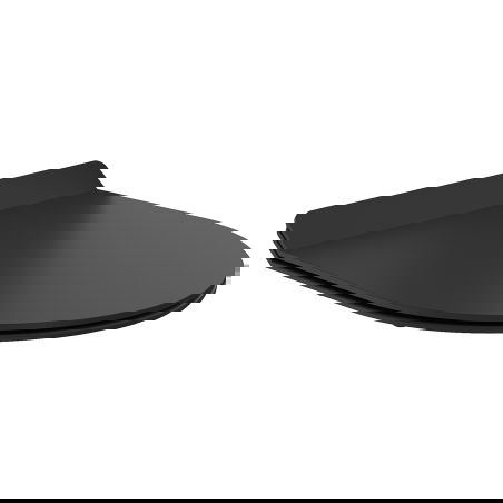 Mexen abattant WC à descente progressive slim, duroplast, noir mat - 39010185