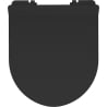 Mexen siège de toilette à fermeture lente, duroplast, Noir - 39010185