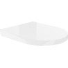 Mexen lunette de toilette à descente lente dure, duroplast, blanc brillant - 39020100