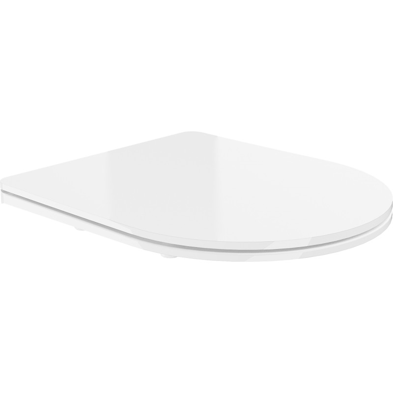 Mexen siège de toilette à descente progressive slim, duroplast, blanc brillant - 39030100