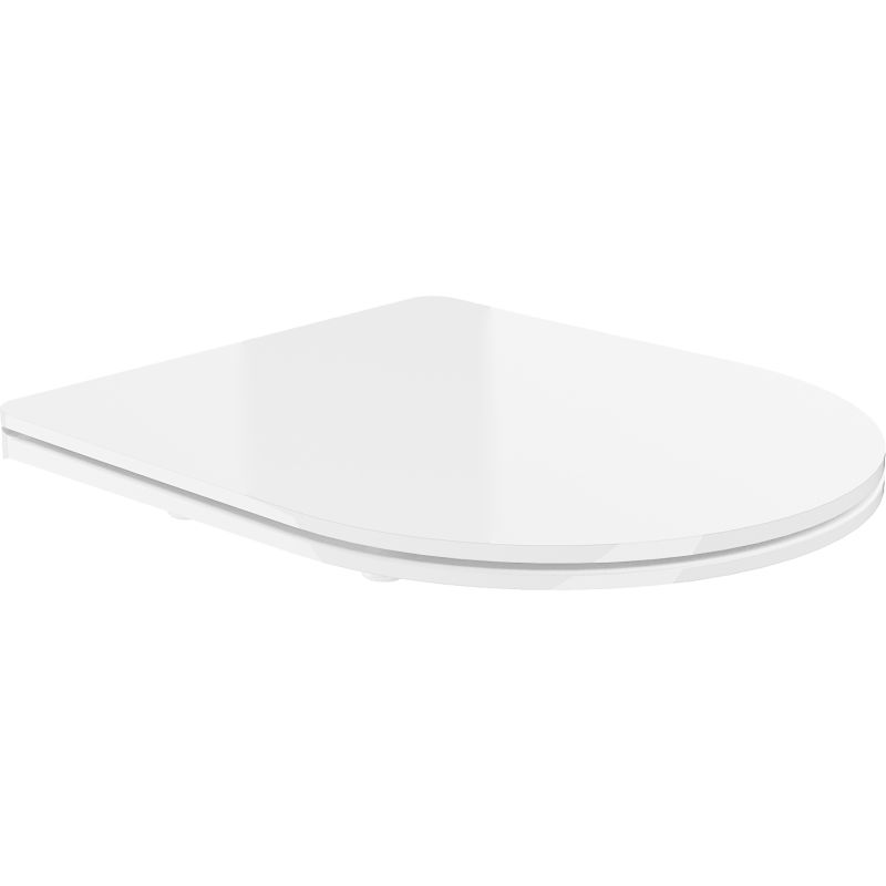 Mexen siège de toilette à fermeture lente, duroplast, Blanc - 39030100