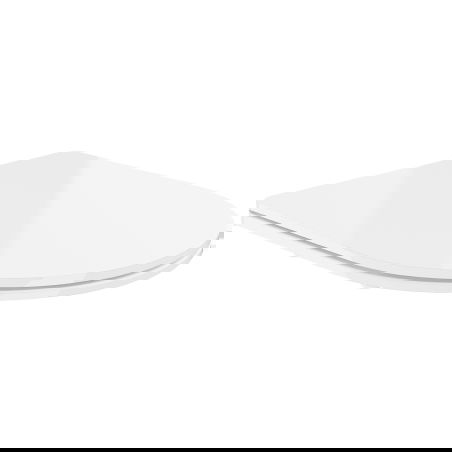 Mexen siège de toilette à fermeture lente, duroplast, Blanc - 39030100