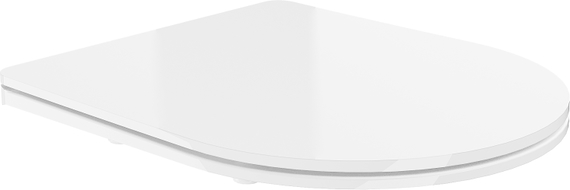 Mexen siège de toilette à descente progressive slim, duroplast, blanc brillant - 39030100