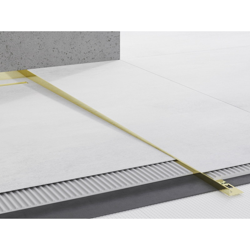 Mexen Line-B profile de pente de sol 120 cm droite, or - 185001120R