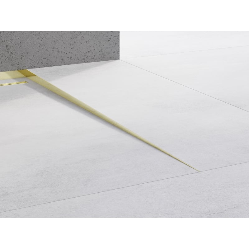 Mexen Line-B moulure de sol en pente 120 cm droite, dorée - 185001120R