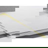 Mexen Line-B moulure de sol avec pente 120 cm droite, or brossé - 185501120R