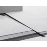 Mexen Line-B barre de douche au sol 120 cm droite, noire - 187001120R