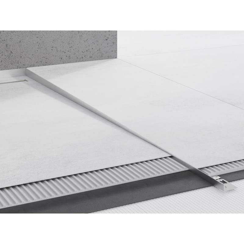 Mexen Line-B baguette de pente de sol 180 cm droite, inox - 181001180R