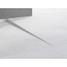 Mexen Line-B plinthe inclinée de sol 180 cm droite, inox - 181001180R