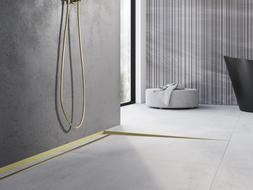 Mexen Line-B moulure de seuil de sol 180 cm droite, or brossé - 185501180R