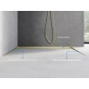 Mexen Line-B moulure de seuil de sol 180 cm droite, or brossé - 185501180R