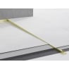 Mexen Line-B plinthe de sol en pente 180 cm droite, or brossé - 185501180R