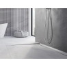 Mexen Line-B plinthe de pente de sol 120 cm gauche, inox - 181001120L