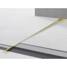 Mexen Line-B plinthe à pente de sol 120 cm gauche, dorée - 185001120L