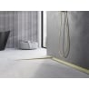 Mexen Line-B plinthe de pente de sol 120 cm gauche, or brossé - 185501120L