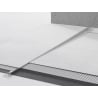 Mexen Line-B plinthe de sol pente 180 cm gauche, inox - 181001180L