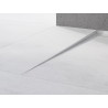 Mexen Line-B plinthe de pente au sol 180 cm gauche, inox - 181001180L