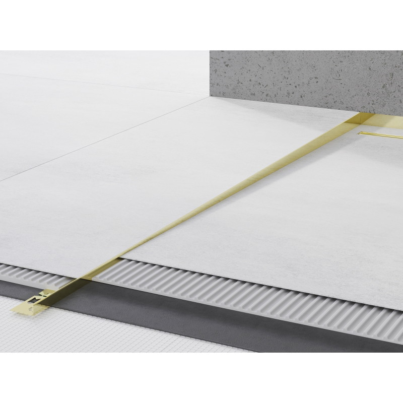 Mexen Line-B barre de seuil en pente pour sol 180 cm gauche, dorée - 185001180L