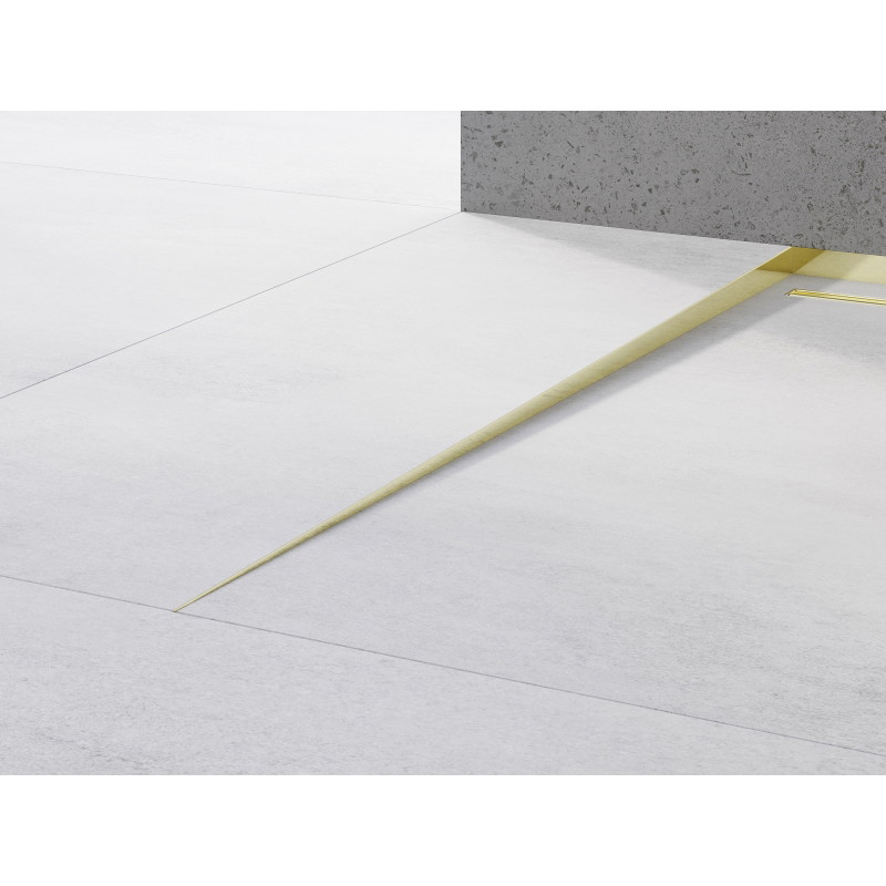 Mexen Line-B barre de seuil en pente pour sol 180 cm gauche, dorée - 185001180L