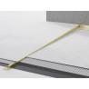 Mexen Line-B barre de seuil de sol 180 cm gauche, or brossé - 185501180L