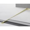 Mexen Line-B plinthe d'écoulement au sol 180 cm gauche, or brossé - 185501180L