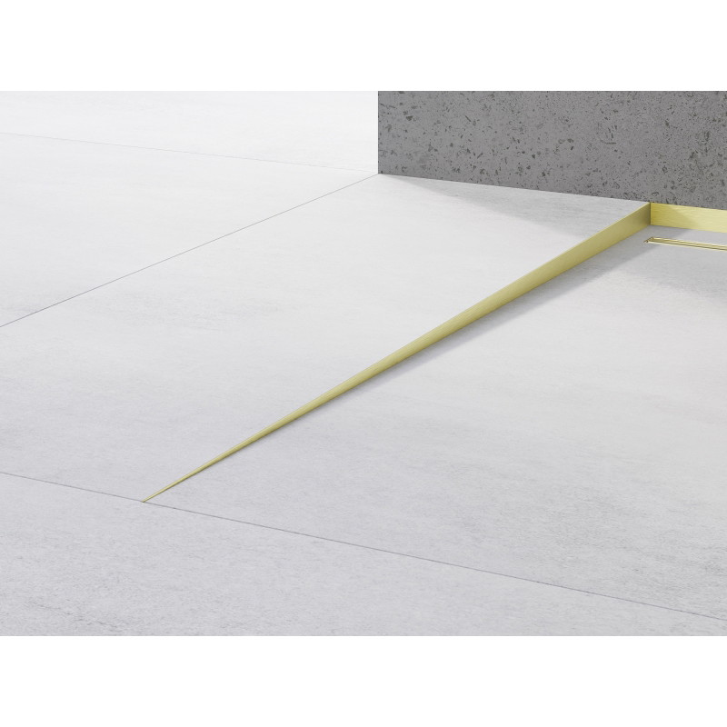Mexen Line-B barre de seuil de sol 180 cm gauche, or brossé - 185501180L
