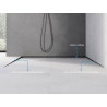 Mexen Line-B plinthe à dénivelé pour sol 180 cm gauche, noire - 187001180L