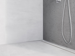 Mexen Line-B profil de pente mural 120 cm gauche, inox - 181002120L