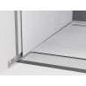 Mexen Line-B bande de pente murale 120 cm gauche, inox - 181002120L