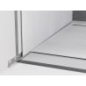 Mexen Line-B profil de pente mural 120 cm gauche, inox - 181002120L