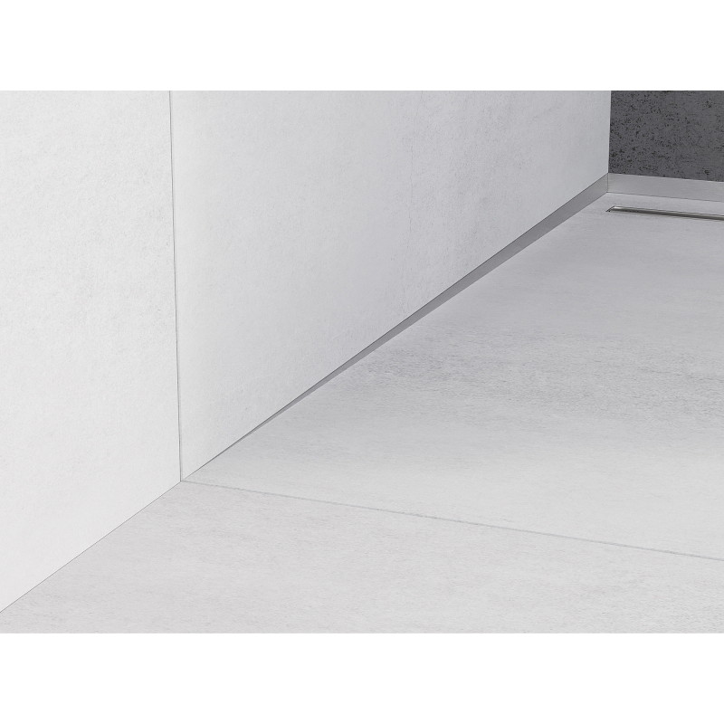Mexen Line-B bande de pente murale 120 cm gauche, inox - 181002120L
