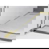 Mexen Line-B baguette de pente murale 120 cm gauche, or - 185002120L